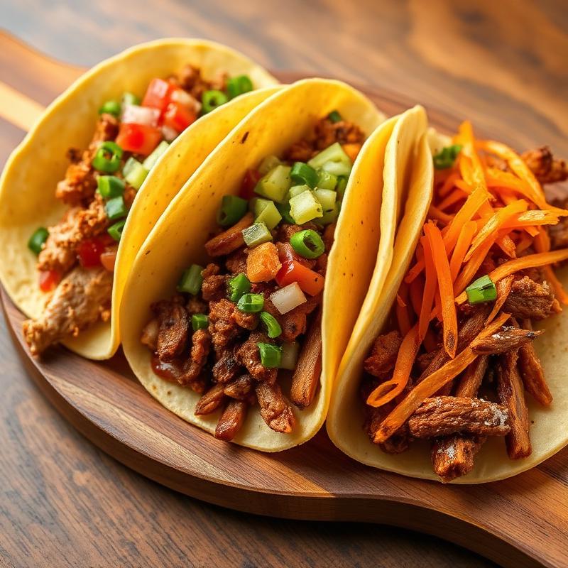 Street tacos trio